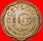 • KRIEGSZEIT (1939-1945) * CEYLON ★ 10 CENTS 1944! GEORG V...