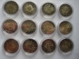 Alle 2€ Münzen der Gemeinschaftsausgabe 10 Jahre Bargeld