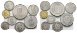 Schweiz; 8 Kleinmünzen 1899-1992