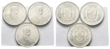 Schweiz; 3 Kleinmünzen (5 Franken 1969)