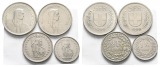 Schweiz; 4 Stück  Münzen 1969-86