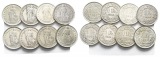 Schweiz; 8 Stück  Kleinmünzen 1937-65