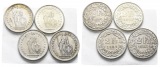 Schweiz; 4 Stück 2 Franken 1944-65