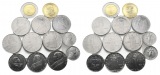 Italien, Vatican; 13 Stück Münzen