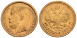 11,61 g Feingold. Zar Nikolaus II. (1894 - 1917)