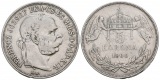 21,6 g Feinsilber. Franz Joseph I. (1848 - 1916)