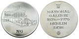 DDR, Medaille 1976, Nationalgalerie 1876-1976 Berlin; versilbe...
