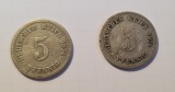 Lot 2x 5 Pfennig