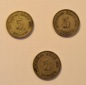 Lot 3x 5 Pfennig