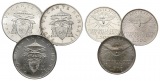 Vatikan; Drei Stück á 500 Lire  SEDE VACANTE 1963