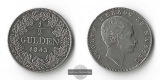 Nassau,  1/2 Gulden  1843	Adolph  FM-Frankfurt   Feinsilber: 4...