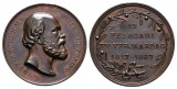 Linnartz Niederlande Wilhelm III. Bronzemedaille 1887(Begeer) ...