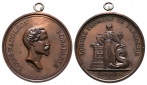 Linnartz Frankreich Bronzemedaille 1851 (Metral) Napoleon III....