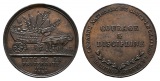 Linnartz Frankreich kleine Bronzemedaille 1848 a.d. Feier der ...