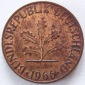 BRD 1 Pfennig 1966 D vz-unc