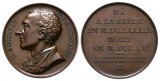 Linnartz Frankreich Bronzemedaille 1817 (Caunois) Charles de S...