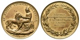 Linnartz Norwegen vergoldete Bronzemedaille 1861 (Kullrich) Fr...