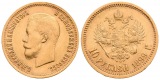 7,74 g Feingold. Zar Nikolaus II. (1894 - 1917)