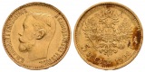 3,87 g Feingold. Zar Nikolaus II. (1894 - 1917)