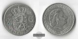 Niederlande  2 1/2 Gulden   1964  Juliana  FM-Frankfurt  Feins...