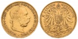 3,05 g Feingold. Franz Joseph I. (1848 - 1916)