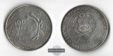 Peru, 100 Soles de Oro 1973 Peru-Japan Relations  FM-Frankfurt...