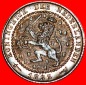 • WUCHERND LÖWE (1877-1900): NIEDERLANDE ★ 1 CENT 1883! u...