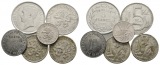 Ausland, 6 Kleinmünzen 1933/1925/1928/1922