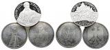 BRD, 10 Mark 1997 - Östereich, 100 Schilling 1994, 3 Münzen