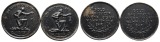 Eisenmedaille 1913, 2 Stück; 21,06/19,01 g, je Ø 40 mm