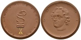 Weimar - Goethe, Porzellanmedaille o.J.; 15,45 g, Ø 50 mm