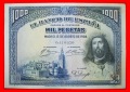 • EUCHARISTIE: SPANIEN  ★ 1000 PESETAS 1928!!! San Fernand...