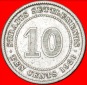 * SILBER (1916-1927): STRAITS SETTLEMENTS★  10 CENTS 1926! G...