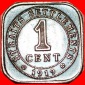 • VIERECKIG (1919-1926): STRAITS SETTLEMENTS ★ 1 CENT 1919...