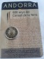 Original 2 euro 2019 Andorra coincard 600. Jahretsag Consell de la terra