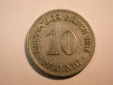 F10  KR  10 Pfennig 1915 D in ss-vz   Originalbilder