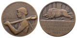 Linnartz BRÜSSEL Bronzemed. 1935 (V. Marlon) zur Weltausstell...
