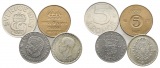 Schweden; 4 Kleinmünzen 1965/1983