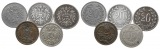 Österreich; 5 Kleinmünzen 1895/1897/1916/1917/1918