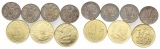 Vatican/San Marino; 7 Kleinmünzen