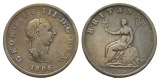 England; Kupferpenny 1806, 8,99 g, Ø 29 mm