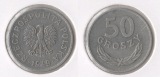 Republik Polen (1945-1952) 50 Groszy 1949 (Alu) sehr schön