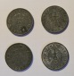 Lot 4x 5 Pfennig