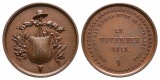 Linnartz Niederlande Utrecht Bronzemedaille 1863 50.Jahre Unab...