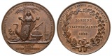 Linnartz Niederlande Groningen Bronzemedaille 1851 R! vz-stgl ...