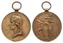 Linnartz Schiller Bronzeanhänger 1905 (Schwartz) mit Öse vz ...