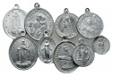Amulette - Pilgeramulette, 9 Stück; teilweise tragbar, Aluminium