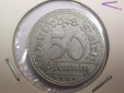 F-03  Weimar  50 Pfennig  1919 A in ss-vz    Originalbilder