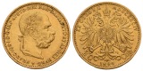 6,10 g Feingold. Franz Joseph I. (1848 - 1916)