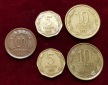 ML0077) 5 Münzen (Chile) 1943-2007 in ss - unc- ................